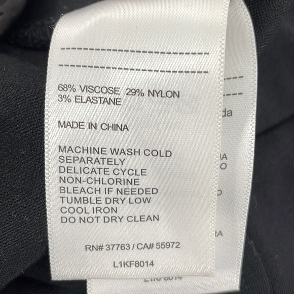 Laundry Shelli Segal Pants Black Bootcut Flare Size Medium - Picture 9 of 10